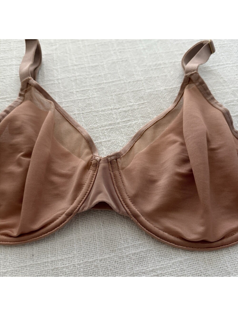 Soma Unbelievable Lift Unlined Perfect Coverage Bra 36DD Hush Pink Blush Nude - Picture 3 of 8